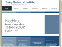 Tablet Screenshot of familymedicineofscottsdale.com